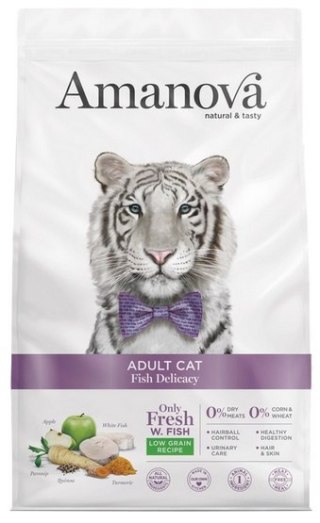 Amanova Amanova Cat Adult Fish Delicacy White Fish - biała ryba 6kg