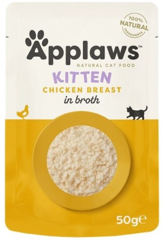 Applaws Applaws saszetka dla kota Kitten Kurczak w rosole 50g