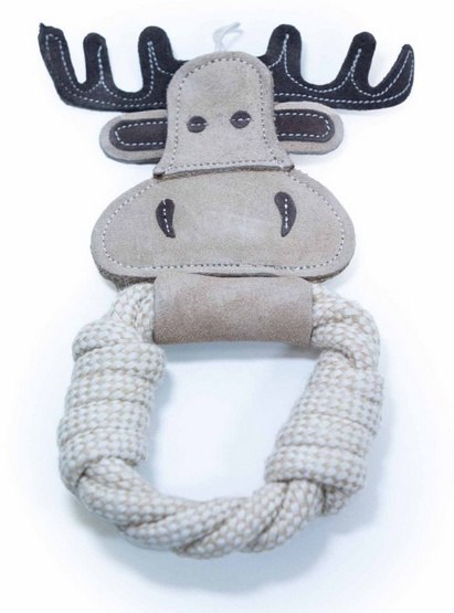 BUBA Pet BUBA Eco-line Łoś skórzany ze sznurem [3586]