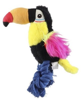 BUBA Pet BUBA Tukan pluszowy ze sznurami 26cm [3572]