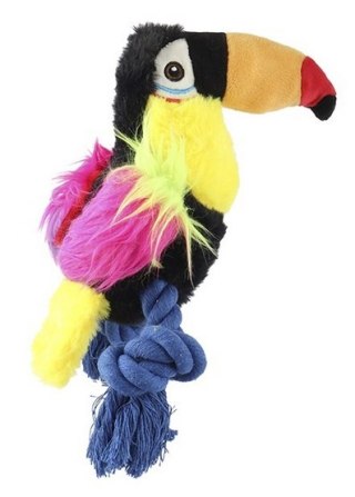 BUBA Pet BUBA Tukan pluszowy ze sznurami 26cm [3572]