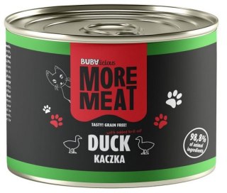 BUBA Pet BUBAlicious Kot More Meat Mono kaczka puszka 185g