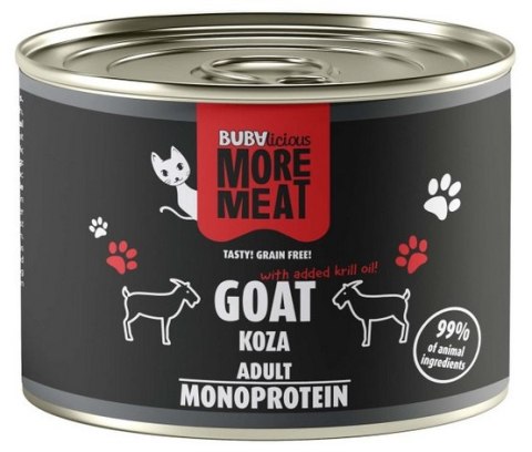 BUBA Pet BUBAlicious Kot More Meat Mono koza puszka 185g