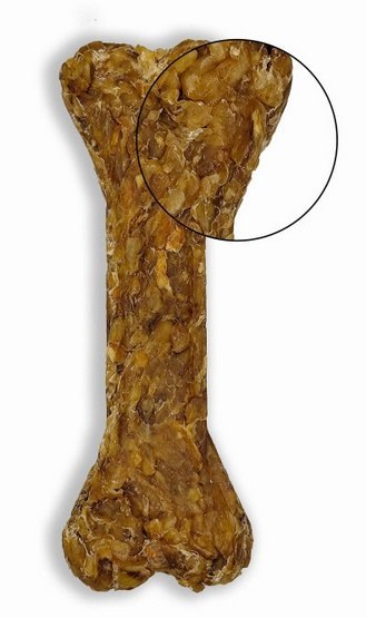 BUBA Pet BUBAlicious Pure Line kość do żucia Puppy & Senior ze skóry końskiej 12 cm [8717]