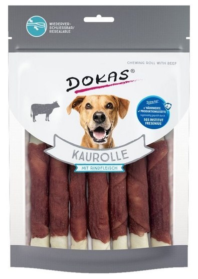 BUBA Pet Dokas Pies Rolki z wołowiną 190g