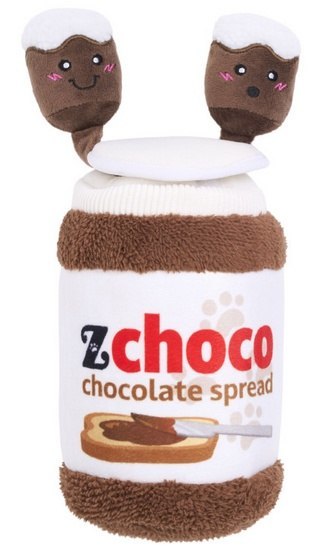 BUBA Pet ZippyPaws Pluszowa norka bungee dla psa Słoik czekolady [ZP1112]
