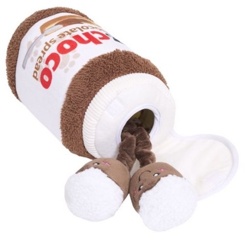 BUBA Pet ZippyPaws Pluszowa norka bungee dla psa Słoik czekolady [ZP1112]