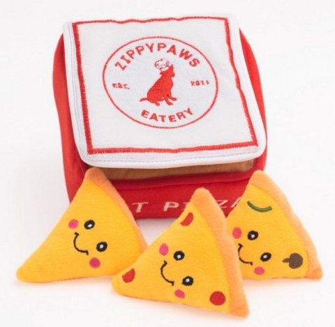 BUBA Pet ZippyPaws Pluszowa norka dla psa Pudełko Pizzy [ZP1045]