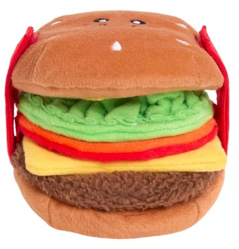 BUBA Pet ZippyPaws Pluszowa zabawka dla psa Snufflerz Cheeseburger [ZP1150]
