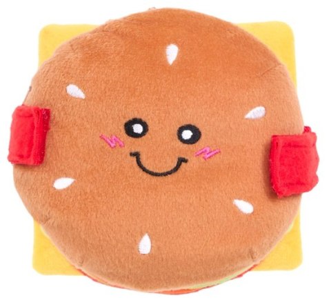 BUBA Pet ZippyPaws Pluszowa zabawka dla psa Snufflerz Cheeseburger [ZP1150]