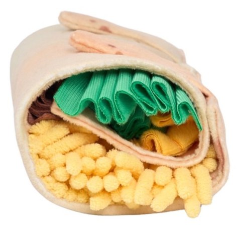 BUBA Pet ZippyPaws Pluszowa zabawka dla psa Snufflerz Roll Burrito [ZP1149]