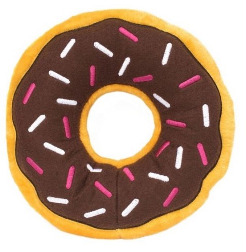 BUBA Pet ZippyPaws Pluszowy Donut Jumbo czekoladowy [ZP863]