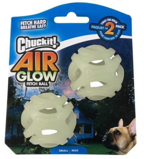 Chuckit! Chuckit! Max Glow Air Fetch Ball Small 2pak [36188]