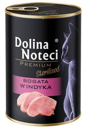 Dolina Noteci Dolina Noteci Premium Kot Sterilised Bogata w indyka puszka 400g