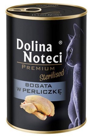 Dolina Noteci Dolina Noteci Premium Kot Sterilised Bogata w perliczkę puszka 400g