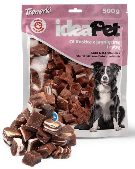 IdeaPet IdeaPet Kostka z jagnięciną i rybą 500g