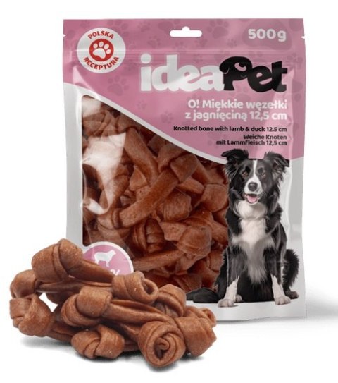 IdeaPet IdeaPet Miękkie węzełki z jagnieciną 12,5cm 500g