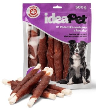 IdeaPet IdeaPet Pałeczki wołowe z kaczką 30cm 500g