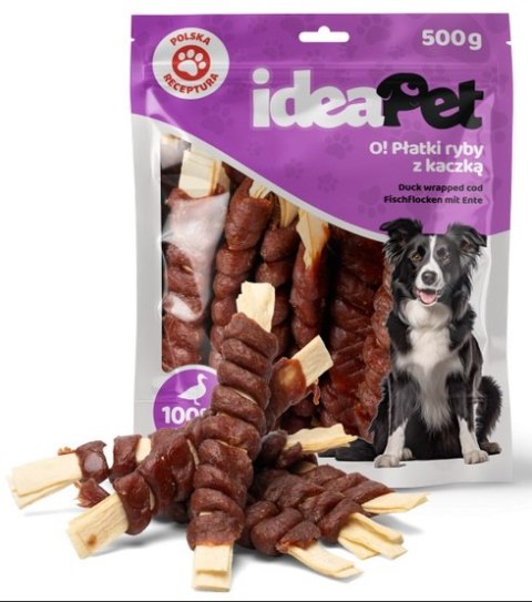IdeaPet IdeaPet Płatki ryby z kaczką 500g