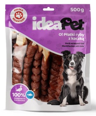 IdeaPet IdeaPet Płatki ryby z kaczką 500g