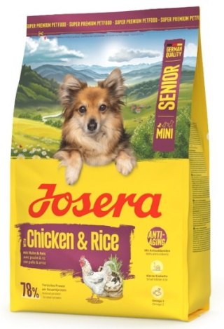 Josera Josera Pies Mini Senior Chicken & Rice 900g