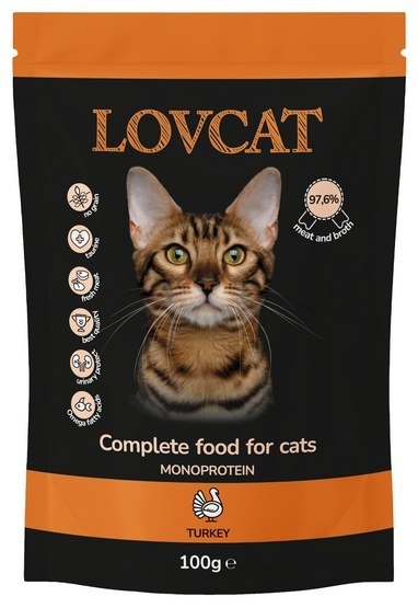 Lovcat Lovcat Pure Turkey saszetka 100g