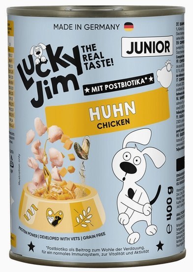 Lucky Jim Lucky Jim Classic Junior Kurczak puszka 400g