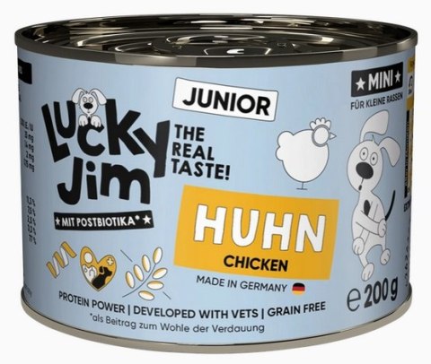 Lucky Jim Lucky Jim Classic Mini Junior Kurczak puszka 200g