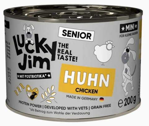 Lucky Jim Lucky Jim Classic Mini Senior Kurczak puszka 200g