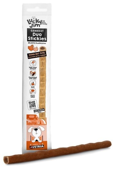 Lucky Jim Lucky Jim DuoStickies Kurczak i indyk 15g