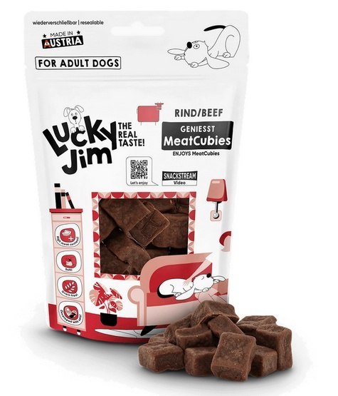 Lucky Jim Lucky Jim MeatCubies Wołowina 70g