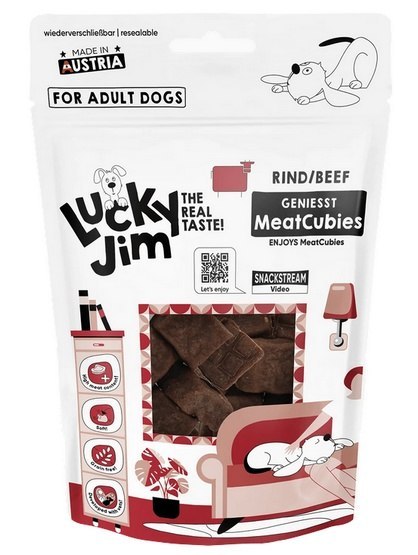 Lucky Jim Lucky Jim MeatCubies Wołowina 70g