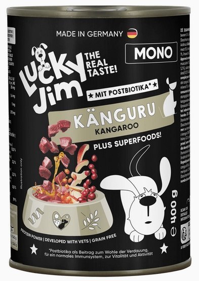 Lucky Jim Lucky Jim Mono Adult Kangur puszka 400g