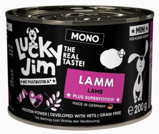 Lucky Jim Lucky Jim Mono Mini Adult Jagnięcina puszka 200g