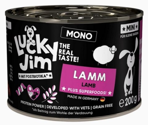 Lucky Jim Lucky Jim Mono Mini Adult Jagnięcina puszka 200g