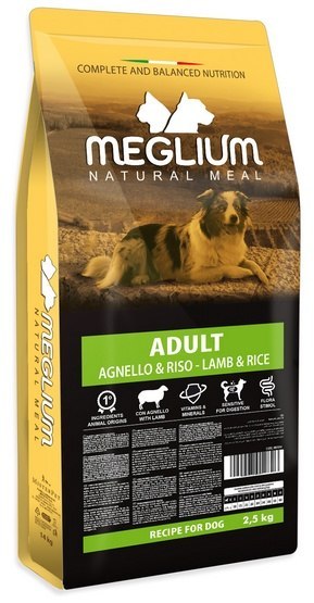 Meglium Meglium Dog Adult Lamb & Rice 2,5kg