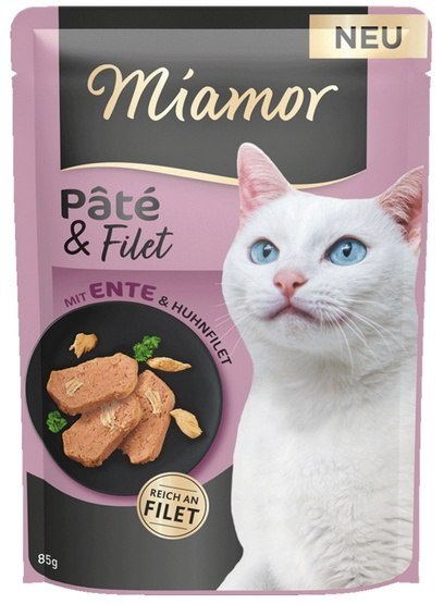 Miamor Feine Filets Miamor Pate & Filet Kaczka & Kurczak saszetka 85g