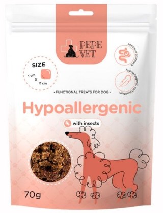 Paka Zwierzaka Paka Zwierzaka PEPE VET Przysmak funkcjonalny Hypoallergenic Insect 70g