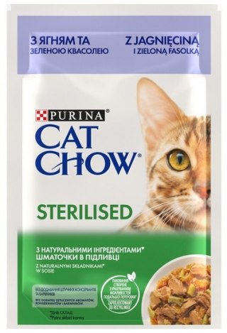 Purina Cat Chow Purina Cat Chow Sterilised Jagnięcina saszetki 3+1 GRATIS 4x85g