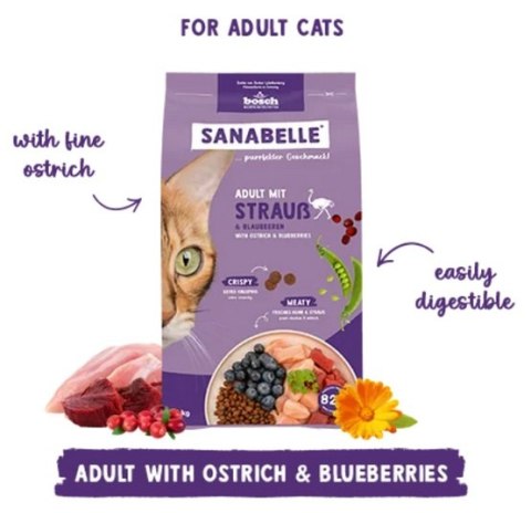 Sanabelle Sanabelle Adult Strauss - ze strusiem 2kg