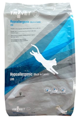 Trovet Trovet LRD Hypoallergenic Jagnięcina dla kota 2,5kg