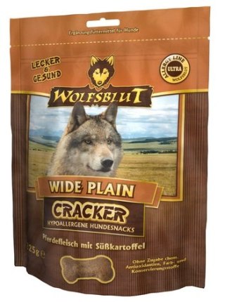 Wolfsblut Wolfsblut Dog Cracker Wide Plain - konina i bataty 225g