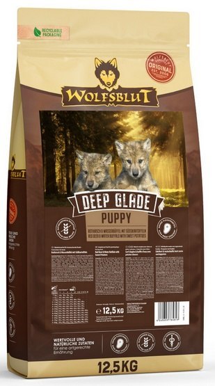 Wolfsblut Wolfsblut Dog Deep Glade Puppy - jeleń i bawół 12,5kg