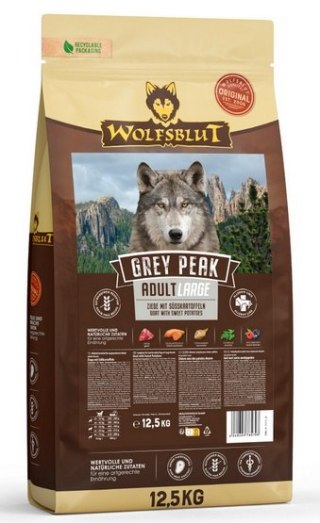 Wolfsblut Wolfsblut Dog Grey Peak Adult Large - koza i bataty 12,5kg