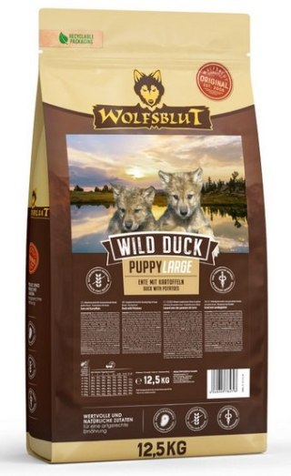 Wolfsblut Wolfsblut Dog Wild Duck Puppy Large - kaczka i ziemniaki 12,5kg