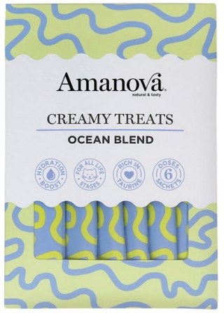 Amanova Amanova Cat Creamy Treats Ocean Blend Tuna & Salmon - tuńczyk i łosoś 6x15g