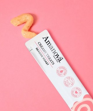 Amanova Amanova Cat Creamy Treats Seaside Roast Tuna & Chicken liver - tuńczyk i wątróbka 6x15g