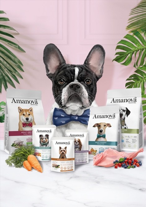 Amanova Amanova Dog Adult Mini White Hair Special 800g