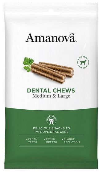 Amanova Amanova Dog Dental Chews Medium & Large 180g