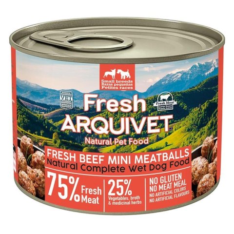 Arquivet Fresh MINI klopsiki z wołowiny w sosie 6x200g Arquivet Fresh